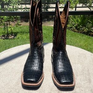 Ariat Double Down Caiman Gator Boots